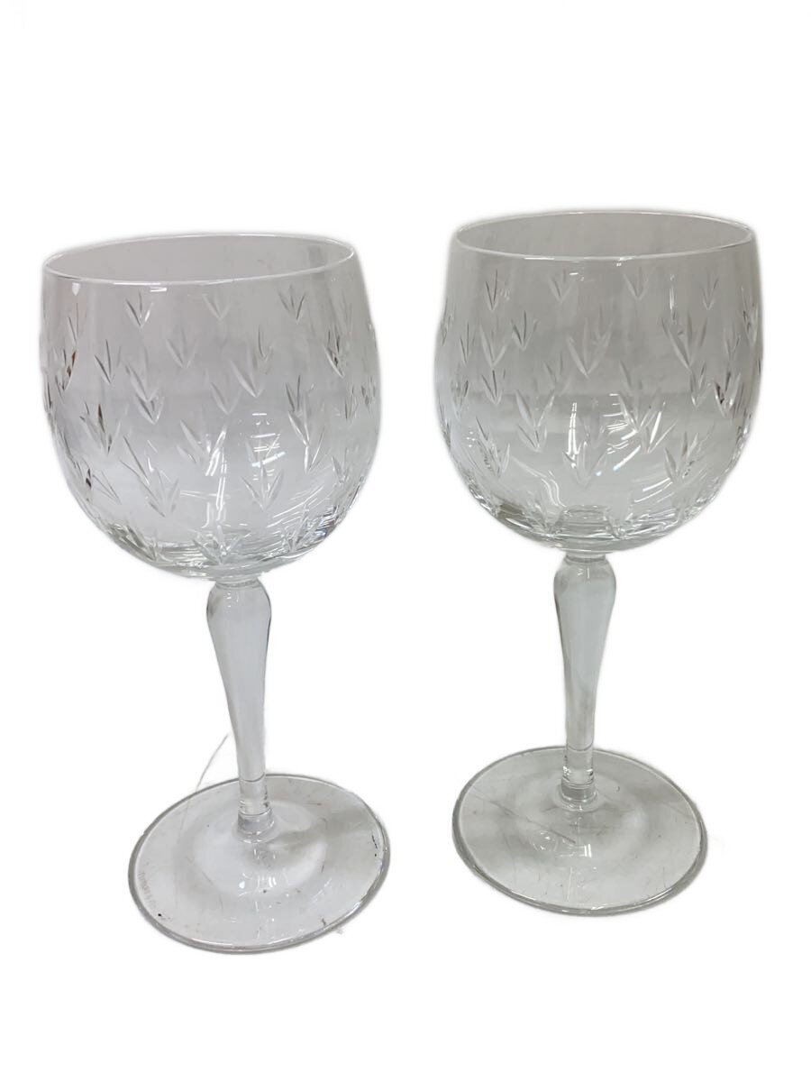 【中古】TIFFANY&Co.◆グラス/2点セット/CLR/フローレッド【キッチン用品】