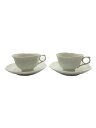 【中古】Meissen◆カップ&ソーサー/波の戯れ/2点セット/WHT/29623【キッチン用品】