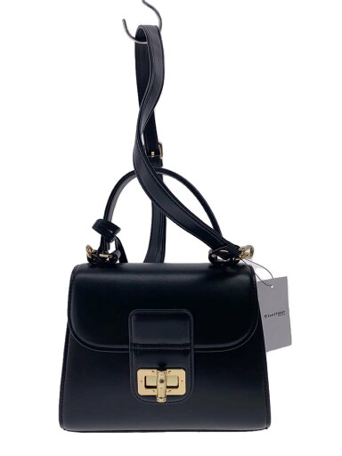 【中古】DIANA◆2WAY/ハンドバッグ/フェイクレザー/BLK/アニマル【バッグ】 【中古】DIANA◆2WAY/ハンドバッグ/フェイクレザー/BLK/アニマル【バッグ】