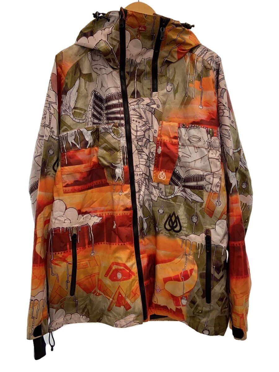 【中古】QUIKSILVER◆ウェアー/M/ORN//【スポーツ】