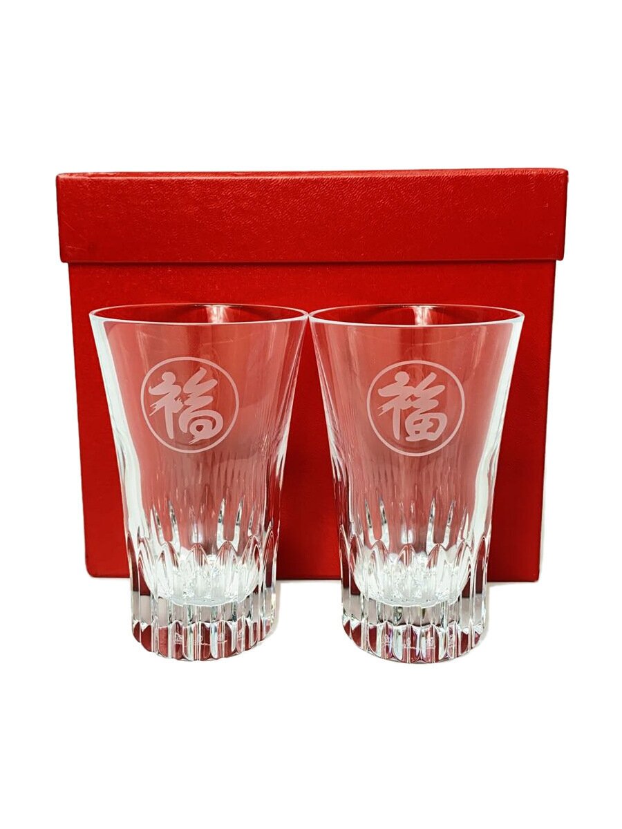 【中古】Baccarat◆ペアグラス/GLASS JAPAN/福/2点セット/CLR//【キッチン用品】