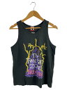 【中古】Disney VINTAGE◆タンクトップ/90s/TOWER OF TERROR/コットン/BLK//【メンズウェア】