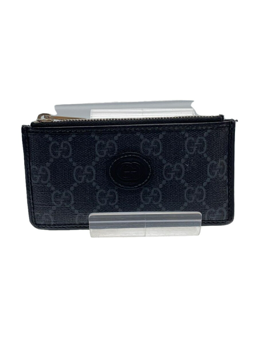 【中古】GUCCI◆コインケース/PVC/BLK/