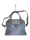 【中古】MARC JACOBS◆ショルダーバッグ/レザー/BLU/全体的に色褪せ有/状態考慮/【バッグ】