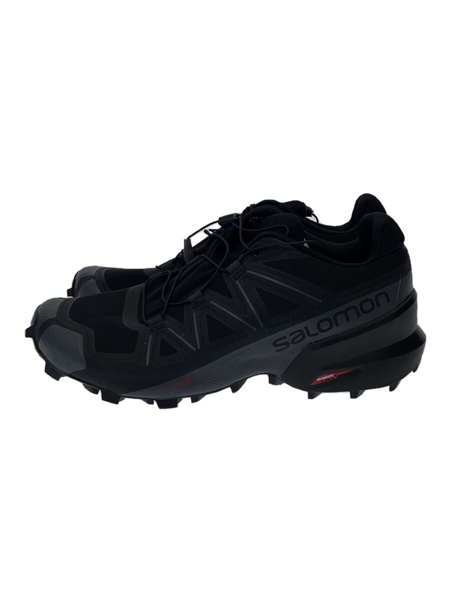 【中古】salomon◆SPEED CROSS 5/ローカットスニーカー/27cm/BLK/406840【シューズ】