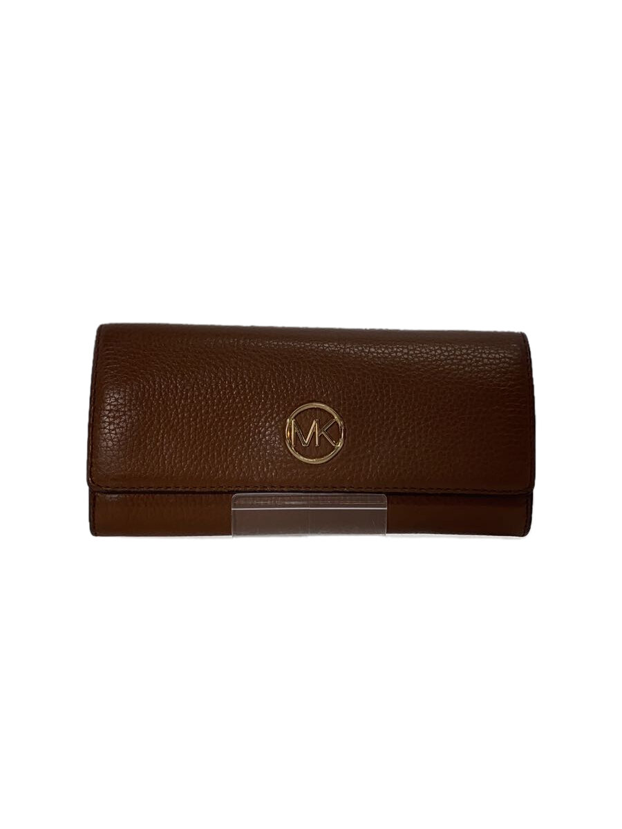 【中古】MICHAEL KORS◆長財布/--/BEG/レディース/35H8GFTE1L【服飾雑貨他】