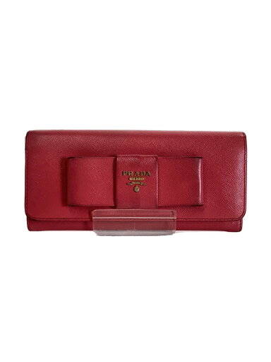 【中古】PRADA◆長財布/レザー/PNK/無地/レディース【服飾雑貨他】 【中古】PRADA◆長財布/レザー/PNK/無地/レディース【服飾雑貨他】