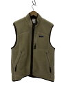 【中古】patagonia◆07FW/ Classic Retro-X Vest/フリースベスト/M/ポリエステル/BEG/23045//【メンズウェア】