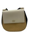 【中古】kate spade new york◆ショルダーバッグ/--/BLK/無地【バッグ】