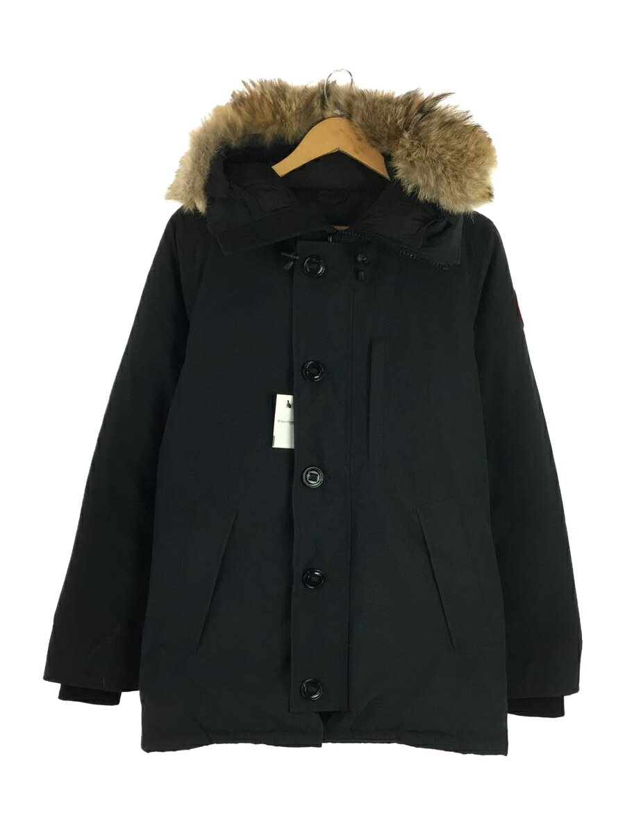 【中古】CANADA GOOSE◆CHATEAU PARKA/ダウンジャケット/S/ナイロン/ブラック/3426MA【メンズウェア】