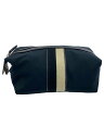 【中古】COACH◆クラッチバッグ/ナイロン/BLK【バッグ】