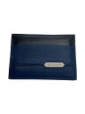 【中古】BVLGARI◆カードケース/--/NVY/メンズ/284685【服飾雑貨他】