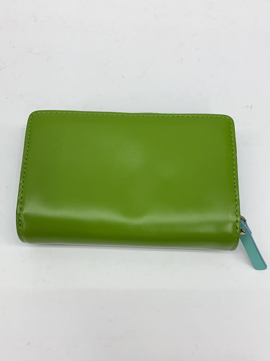 【中古】kate spade new york◆2つ折り財布/--/GRN/レディース/P091【服飾雑貨他】