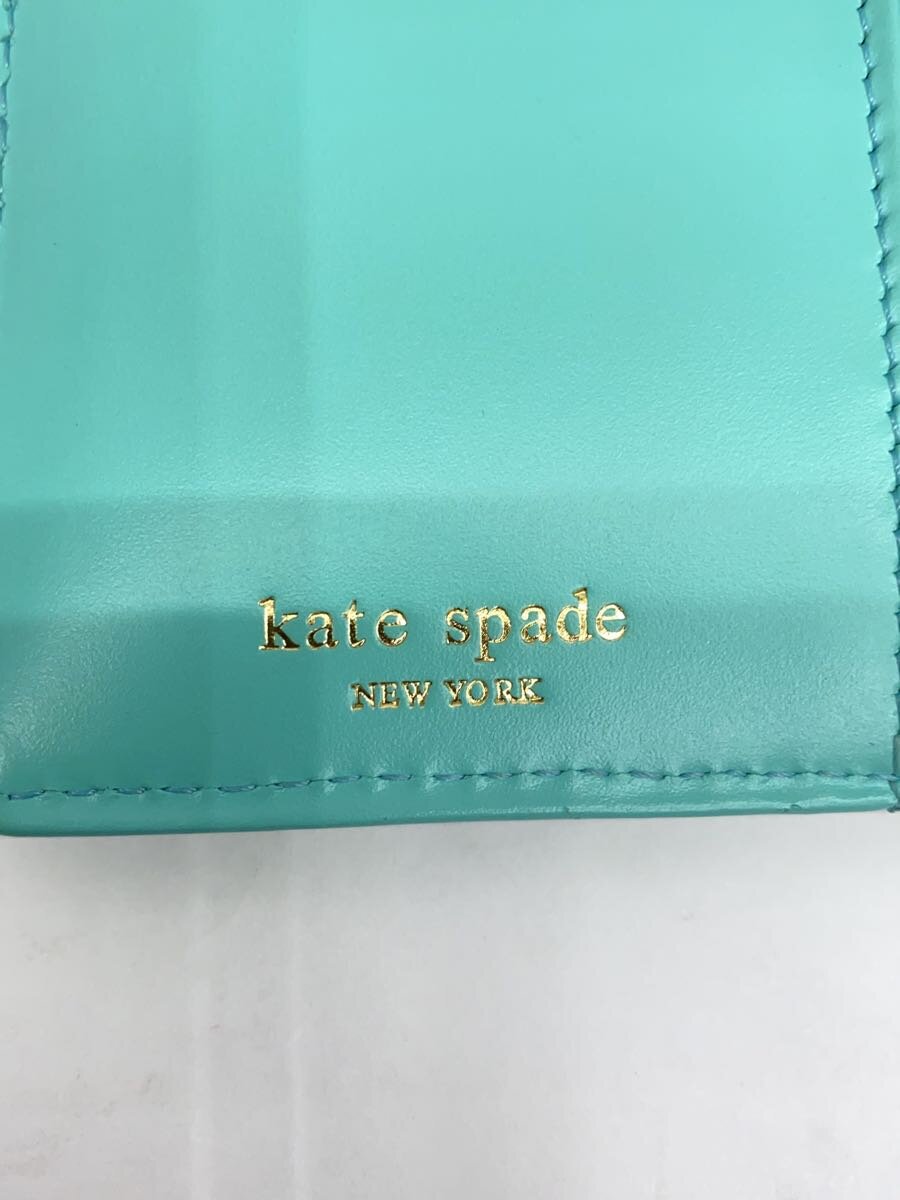 【中古】kate spade new york◆2つ折り財布/--/GRN/レディース/P091【服飾雑貨他】