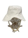 【中古】La Maison de Lyllis◆ハット/--/コットン/WHT/レディース/2241013【服飾雑貨他】