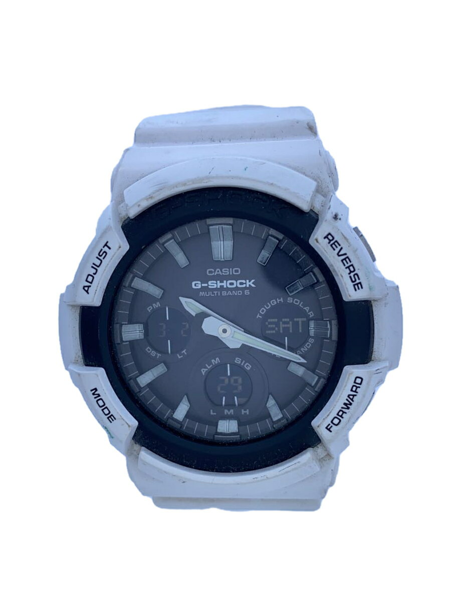 【中古】CASIO◆ソーラー腕時計・G-SHOCK/デジアナ【服飾雑貨他】