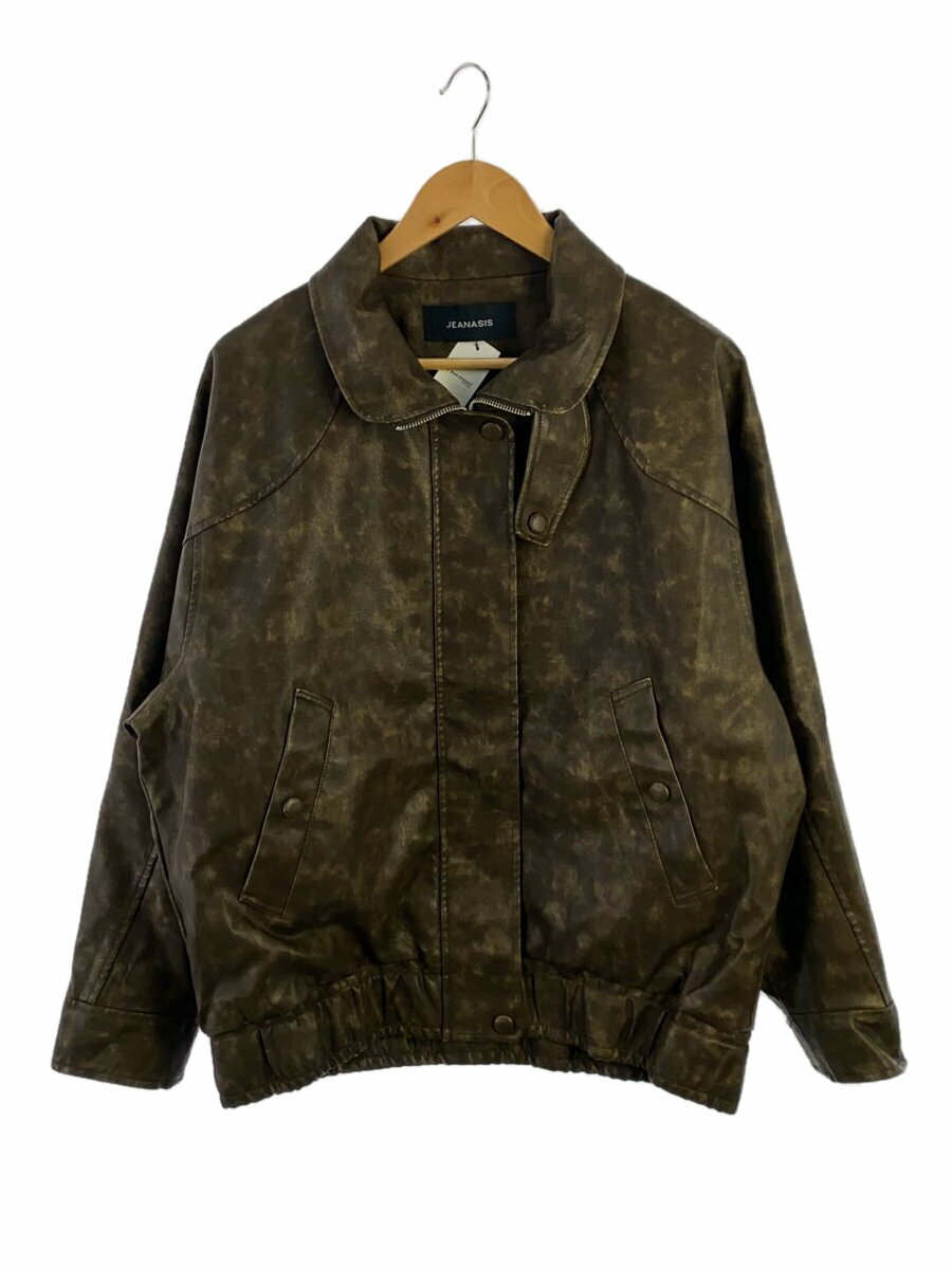 ★ JEANASIS ボア フェイク レザージャケット 楽天市場】フェイクレザー ジャケット(ブランドジーナシス