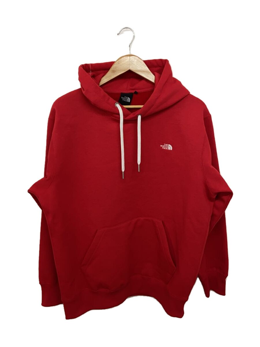 THE NORTH FACE◆SMALL LOGO HEATHER SWEAT HOODIE_スモールロゴヘザースウェットフーディ/M/コットン