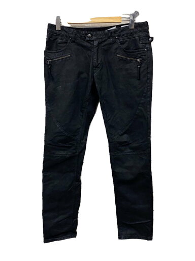 【中古】Just cavalli◆コーティング/ストレートパンツ/48/コットン/BLK【メンズウェア】 【中古】Just cavalli◆コーティング/ストレートパンツ/48/コットン/BLK【メンズウェア】