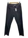 【中古】VICTIM◆21SS/WASHED DENIM PANTS/スリットパンツ/ブラックデニム/BLK/VTM-21-P-032【メンズウェア】