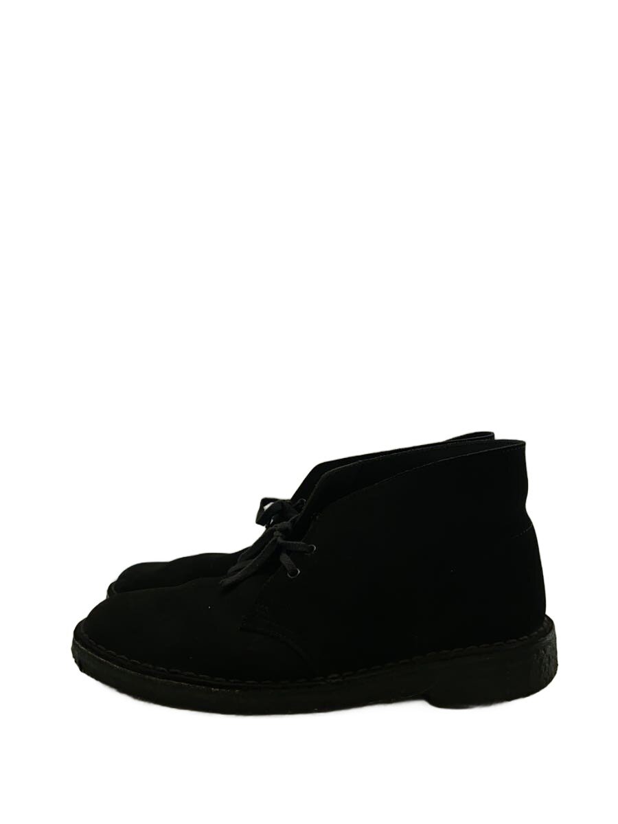 【中古】Clarks◆チャッカブーツ/--/BLK/スウェード//【シューズ】