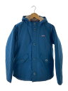 【中古】patagonia◆マウンテンパーカー/XXL/ポリエステル/BLU/無地/391181【レディースウェア】