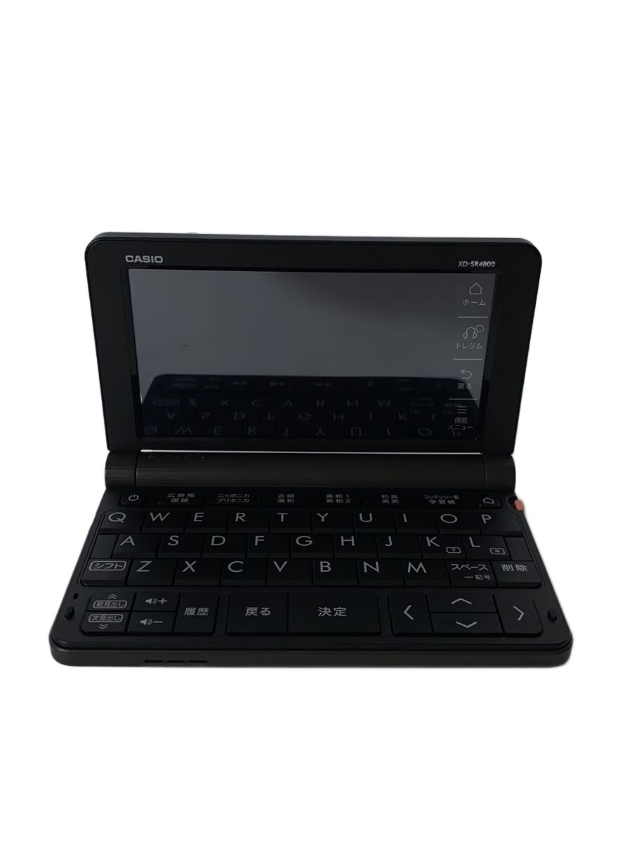 【ブランド】CASIO 【ブランドカナ】カシオ 【型番】 【程度】B 【カラー】 【キーワード】　　 2026/07/19 セカンドストリート佐賀兵庫店 【3979】【中古】CASIO◆電子辞書 エクスワード XD-SR4800BK [ブラック]【家電・ビジュアル・オーディオ】 ブランド CASIO 型番 カラー 実寸（cm） 【電子辞書】 幅：15.7 / 高さ：1.8 / 奥行：10 【その他】 その他サイズ：/ 商品は　セカンドストリート佐賀兵庫店の店頭にて販売しております。商品に関するお問合わせは、お電話(TEL:0952-27-7605)にて、問合わせ番号：2339797815657をお伝えください。 配送方法やお支払い方法に関するお問い合わせは、サポートセンターまでご連絡をお願いします。 ※お電話の対応は営業時間内のみとなります。お問い合わせフォームでお問い合わせの際はご注文番号をご記入下さい この商品に関する出品店舗からのコメント 1キズあり/一般的な中古品と同等のコンディションで、特筆すべき致命的なダメージはございません。こちらの商品は店頭でも同時販売しておりますので、掲載時とコンディションが異なる場合がございます。予めご了承下さいませ。商品の状態やご不明な点がございましたら、お気軽にお問い合わせ下さいませ。