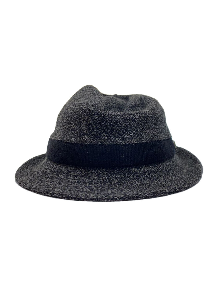【中古】TOKIO HAT/トーキョーハット/ハット/L/ポリエステル/GRY/無地/メンズ【服飾雑貨他】