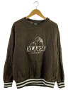 【中古】X-LARGE◆スウェット/M/コーデュロイ/ブラウン/101203013001【メンズウェア】