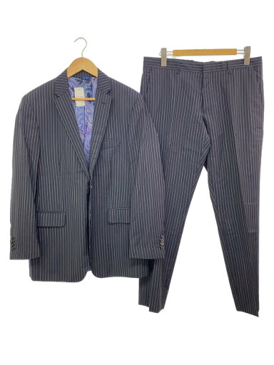 【中古】ETRO◆スーツ/--/ウール/NVY/ストライプ/131-1z138-1062【メンズウェア】 【中古】ETRO◆スーツ/--/ウール/NVY/ストライプ/131-1z138-1062【メンズウェア】