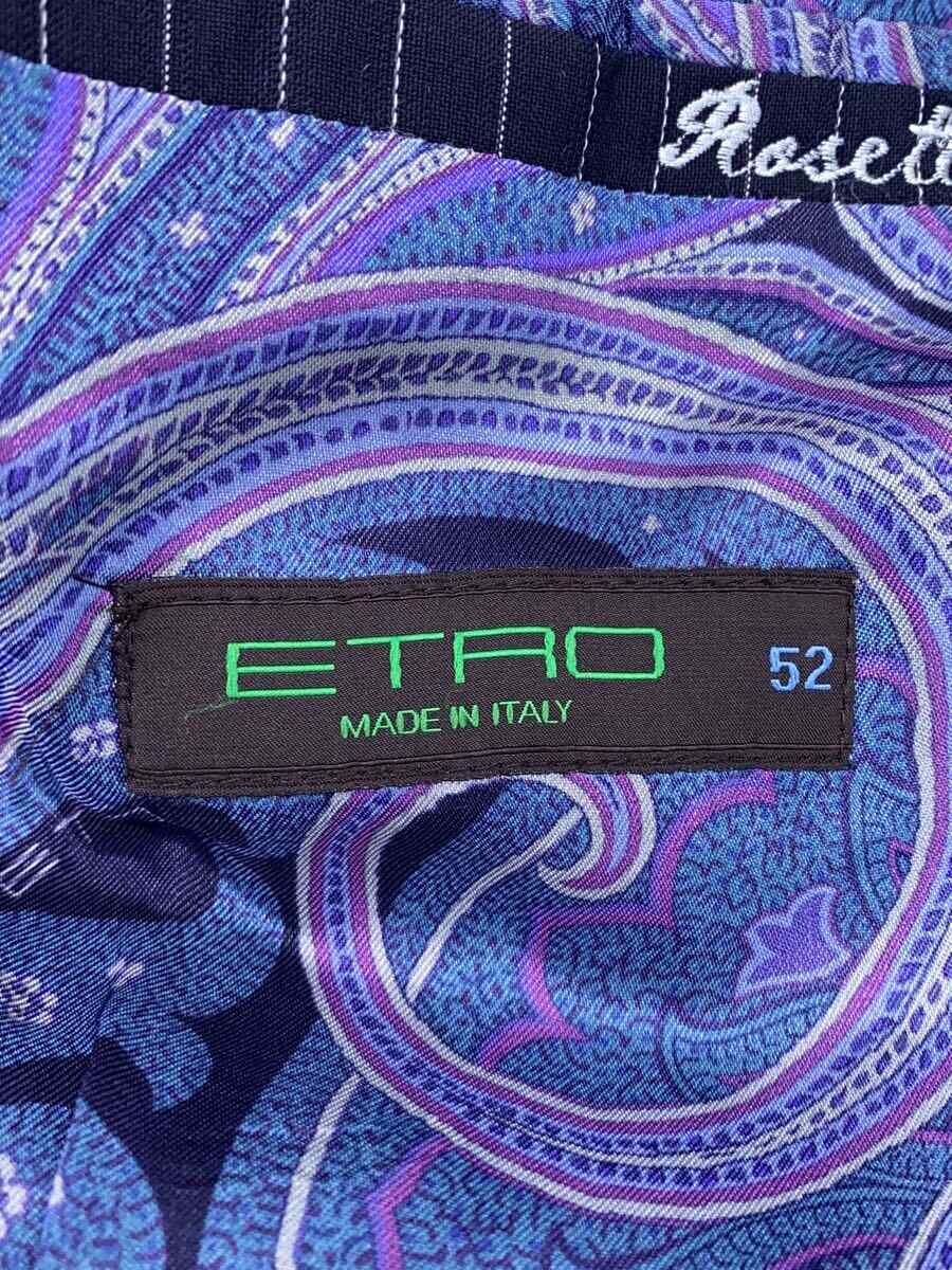 【中古】ETRO◆スーツ/--/ウール/NVY/ストライプ/131-1z138-1062【メンズウェア】