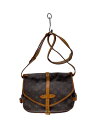 【中古】LOUIS VUITTON◆1)ソミュール30_モノグラム・キャンバス_BRW/PVC/BRW【バッグ】