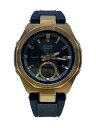【中古】CASIO◆ソーラー腕時計/デジアナ/ラバー/NVY/NVY/MSG-B100G-2AJF【服飾雑貨他】(2)