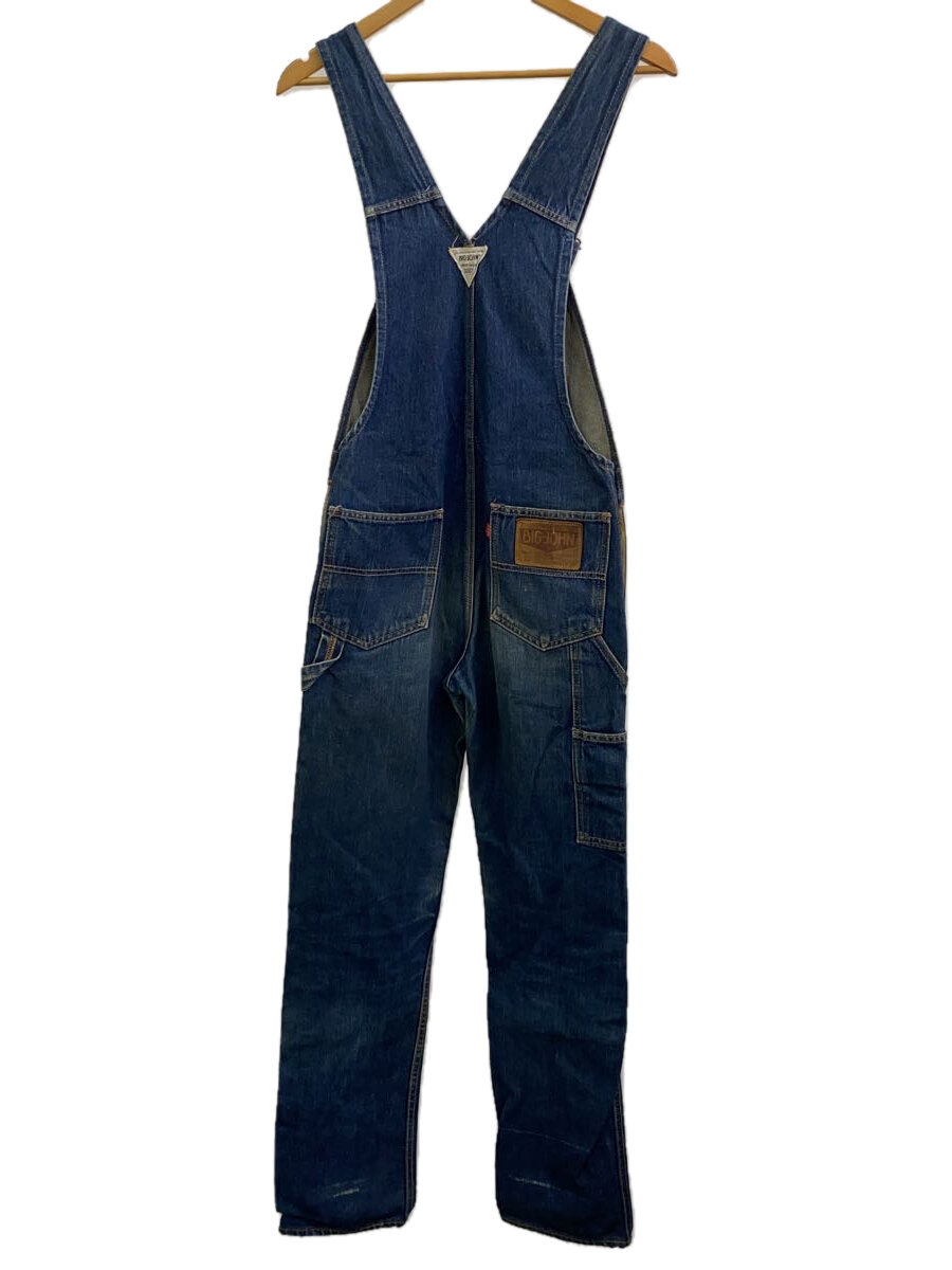【中古】BIG JOHN◆オーバーオール/30/コットン/BLU/無地/c-oy-3513/70s/scovil【メンズウェア】