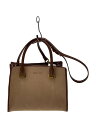 【中古】CHARLES&KEITH◆ショルダーバッグ/スウェード/BEG/無地【バッグ】