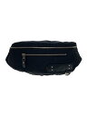 【中古】GUCCI◆ウエストバッグ/ナイロン/BLK/ファスナー破れ/金具キズ/全体的にスレ有//【バッグ】