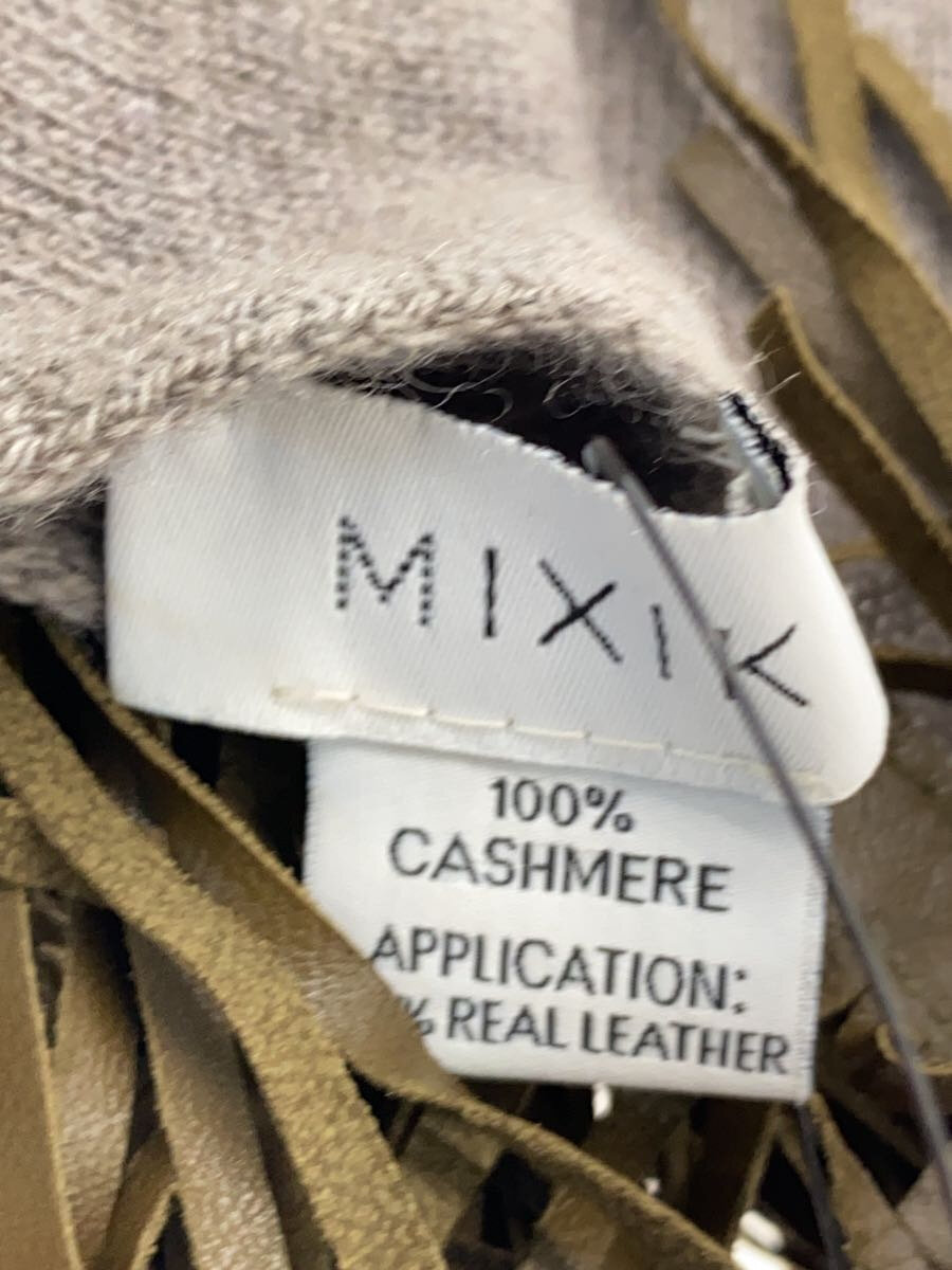 【中古】MIXIK/ストール/カシミア/BRW/レディース【服飾雑貨他】