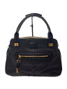 【中古】Chloe◆ハンドバッグ/レザー/BLK/無地【バッグ】