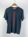 【中古】JOHN LAWRENCE SULLIVAN◆17AW/PROVOKATIV/プロボカチフ/グラフィックTシャツ/M/コットン/BLK【メンズウェア】(4)