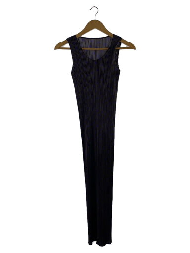 【中古】PLEATS PLEASE ISSEY MIYAKE◆ノースリーブワンピース/2/ポリエステル/GRY/ドット/PP86-JH516【レディースウェア】 【中古】PLEATS PLEASE ISSEY MIYAKE◆ノースリーブワンピース/2/ポリエステル/GRY/ドット/PP86-JH516【レディースウェア】