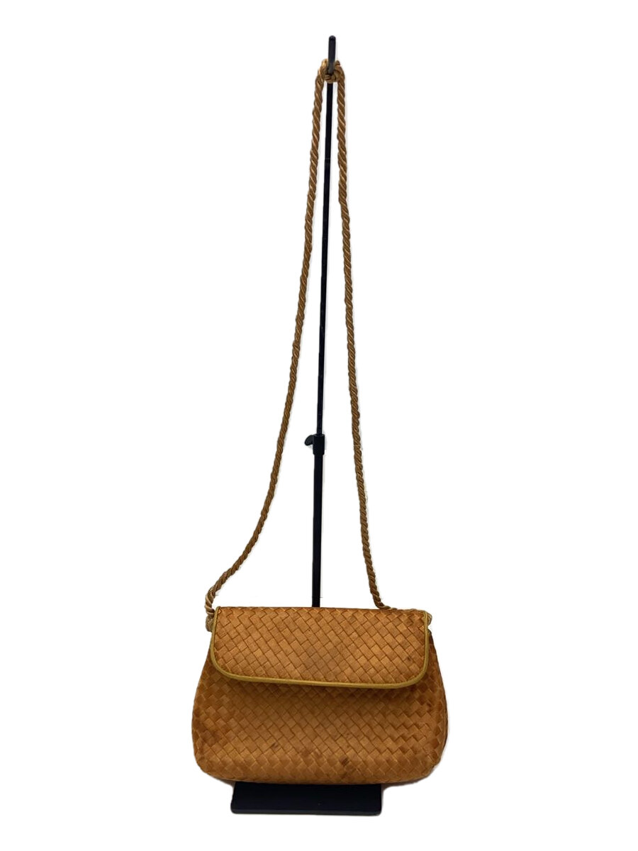 【中古】BOTTEGA VENETA◆ショルダーバッグ/--/BEG//【バッグ】