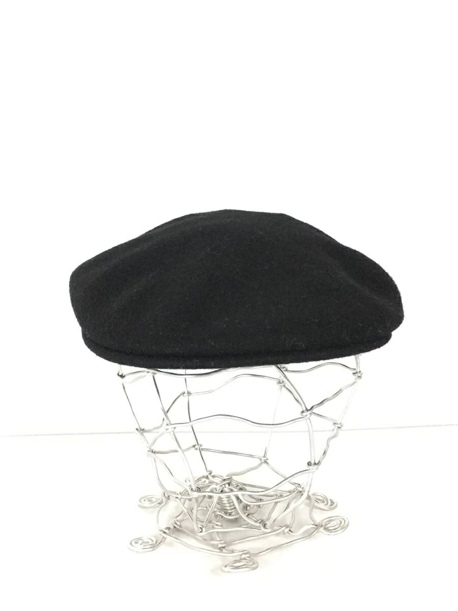 【中古】KANGOL◆WOOL 504 HUNTING CAP/ハンチング/L/ウール/ブラック/レディース/0258BC【服飾雑貨他】