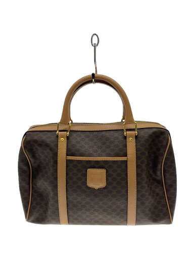 【中古】CELINE◆マカダムボストン/ボストンバッグ/--/ブラウン/総柄【バッグ】 【中古】CELINE◆マカダムボストン/ボストンバッグ/--/ブラウン/総柄【バッグ】