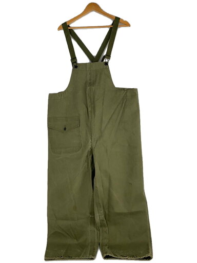 【中古】US.NAVY◆オーバーオール/M/コットン/カーキ【メンズウェア】