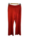 【中古】MAISON SPECIAL◆ブーツカットパンツ/2/レーヨン/RED【メンズウェア】