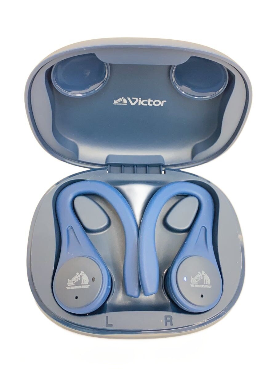 【中古】JVC・Victor◆イヤホン・ヘッドホン HA-EC25T-A [ブルー]【家電・ビジュアル・オーディオ】