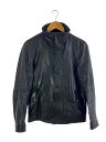 【中古】SANDINISTA◆black/シングルライダースジャケット/S/山羊革/BLK【メンズウェア】(4)