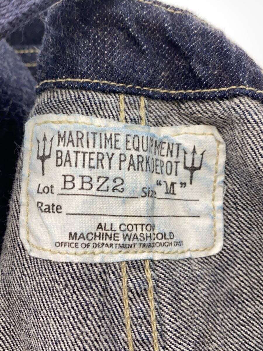 【中古】COLIMBO◆オーバーオール/M/コットン/IDG/無地/BBZ2【メンズウェア】