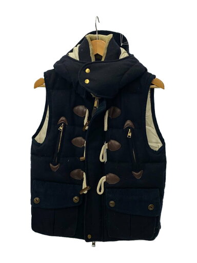 【中古】A(LeFRUDE)E◆ダウンベスト/S/ウール/ネイビー/12AW-VT01【メンズウェア】 【中古】A(LeFRUDE)E◆ダウンベスト/S/ウール/ネイビー/12AW-VT01【メンズウェア】