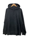 【中古】Supreme◆Beaded Hooded Sweatshirt/22SS/パーカー/XL/コットン/BLK【メンズウェア】